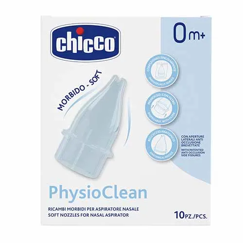 Chicco Repuestos De Aspirador Nasal PhysioClean 10 Pzas