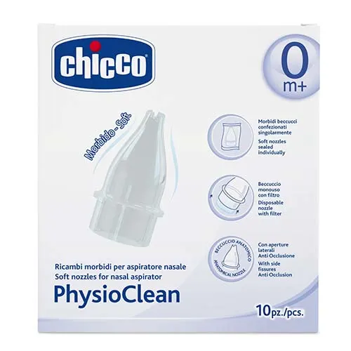 Chicco Repuestos De Aspirador Nasal PhysioClean 10 Pzas