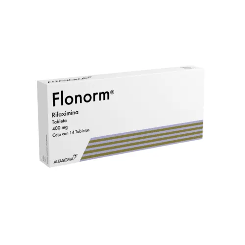 Flonorm Rifaximina 400 Mg Con 14 Tabletas