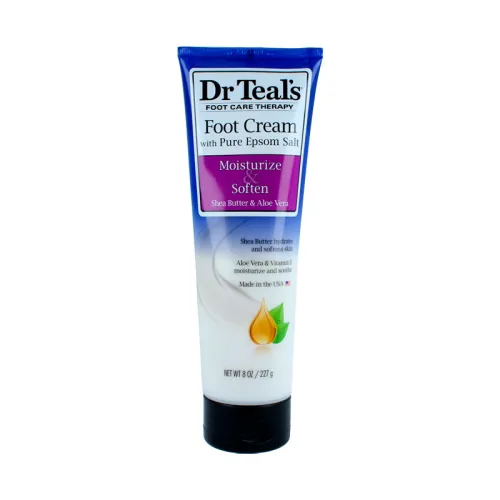 Comprar Dr teals crema para pies con manteca de karite y aloe vera 227 g tubo