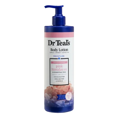 Comprar Dr teals loción corporal replenishing humectante con sal rosa del himalaya 532 ml botella