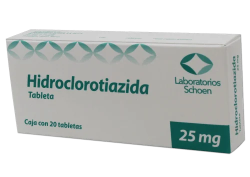 Comprar Hidroclorotiazida 25 Mg Con 20 Tabletas