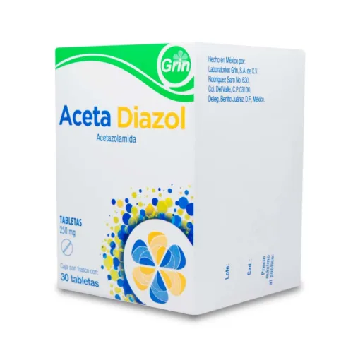 Aceta Diazol 250 Mg Con 30 Tabletas