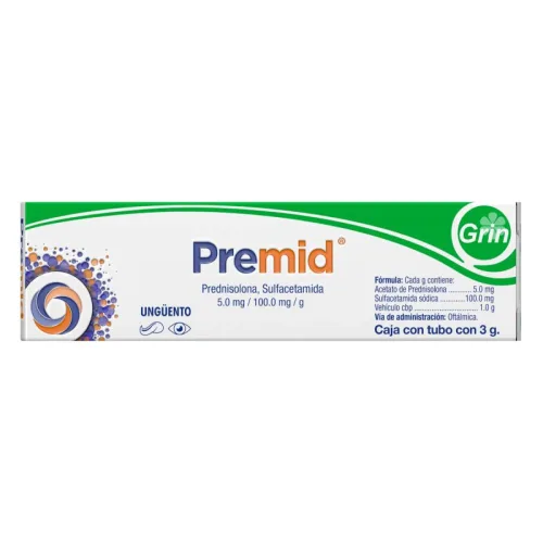 Comprar Premid 5/100 Mg Ungüento Oftálmico 3 G