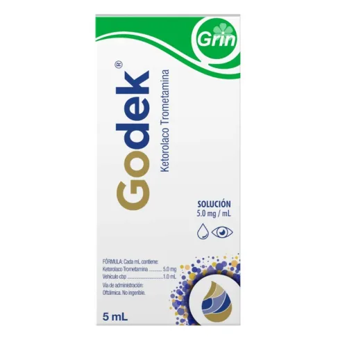 Godek 5 Mg Frasco Gotero Con 5 Ml De Solución