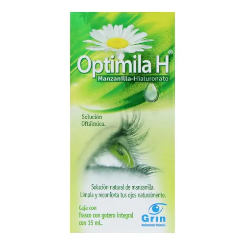 Comprar Optimila-H Manzanilla, Hialuronato Solución Oftálmica Con 15 Ml