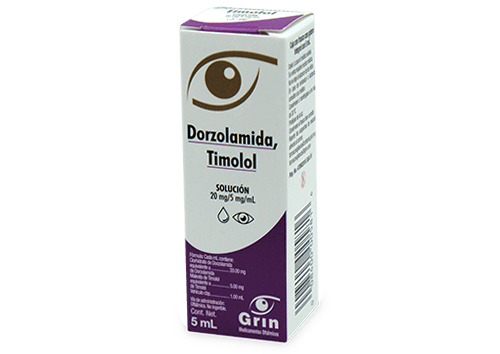 Comprar Dorzolamida, Timolol 20/5 Mg Con 5 Ml De Solución Oftálmica