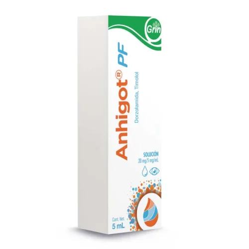 Comprar Anhigot 20/5 Mg Solución Oftálmica 5 Ml