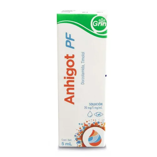 Comprar Anhigot 20/5 Mg Solución Oftálmica 5 Ml