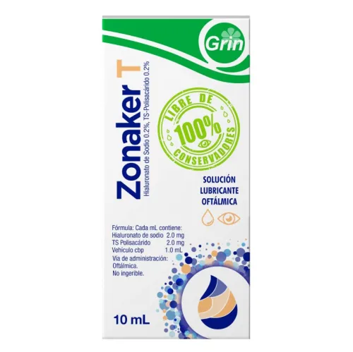 Comprar Zonaker T 2/2 Mg Solución Oftálmica 10 Ml