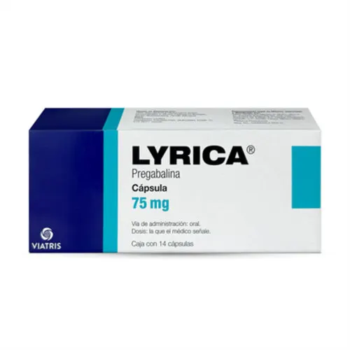 Lyrica 75 Mg Con 14 Cápsulas