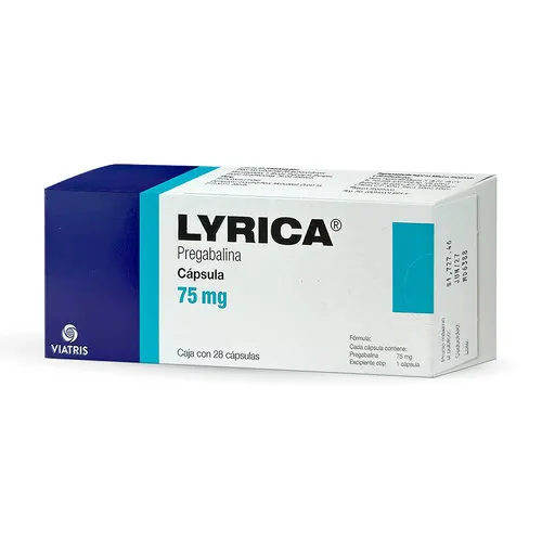 Lyrica 75 Mg Con 28 Cápsulas