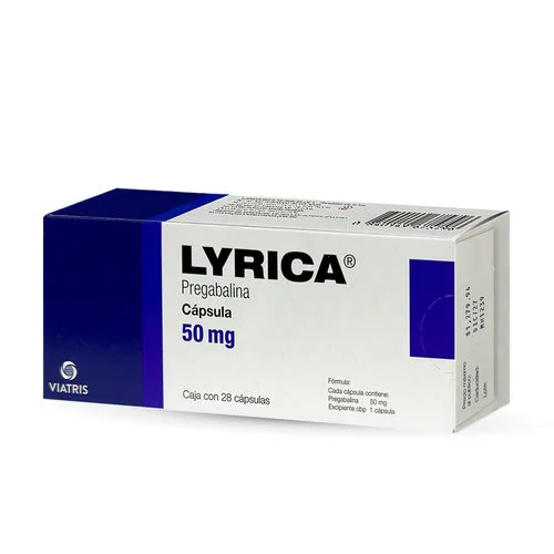 Lyrica 50 Mg Con 28 Cápsulas