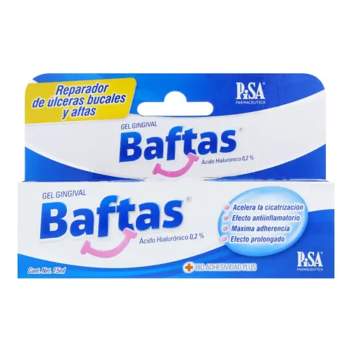 Comprar Baftas 2% Gel Gingival Con 15 Ml