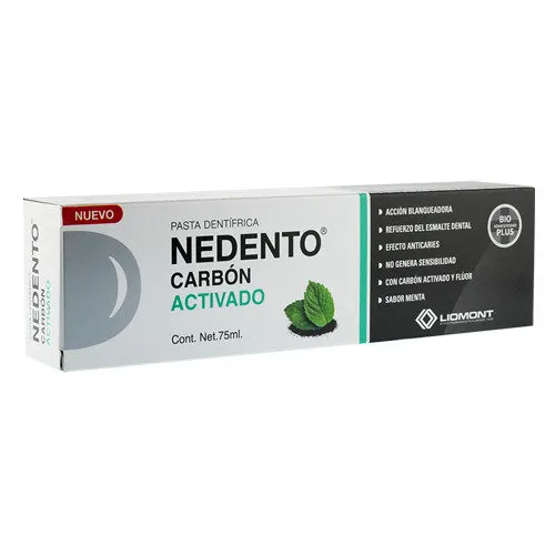 Nedento Carbon Activado Crema Dental 75 Ml