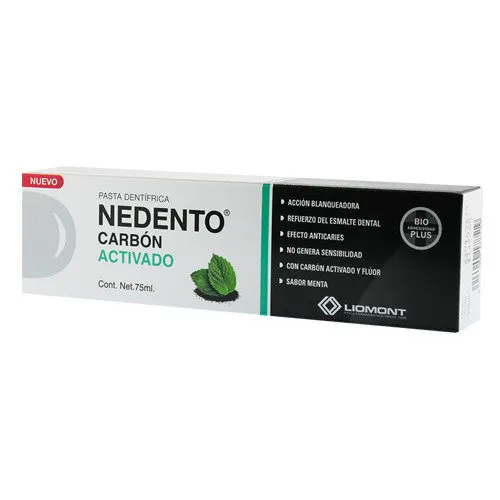 Nedento Carbon Activado Crema Dental 75 Ml