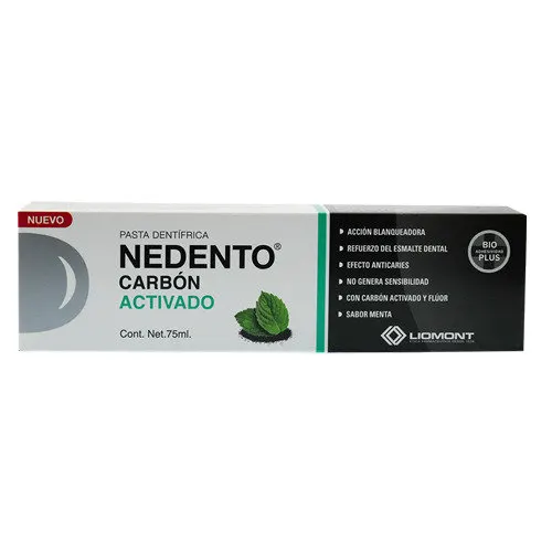 Nedento Carbon Activado Crema Dental 75 Ml