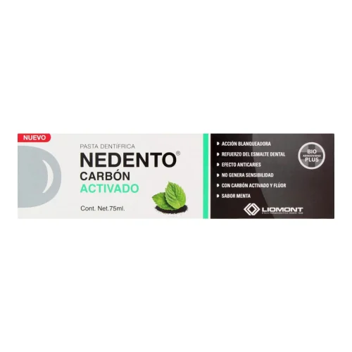 Comprar Nedento Carbón Activado Pasta Dentrífica 75 Ml