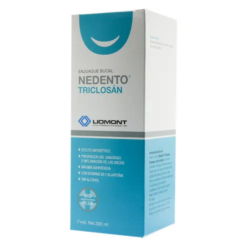 Nedento Triclosán Enjuague Bucal 300 Ml