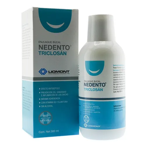 Nedento Triclosán Enjuague Bucal 300 Ml