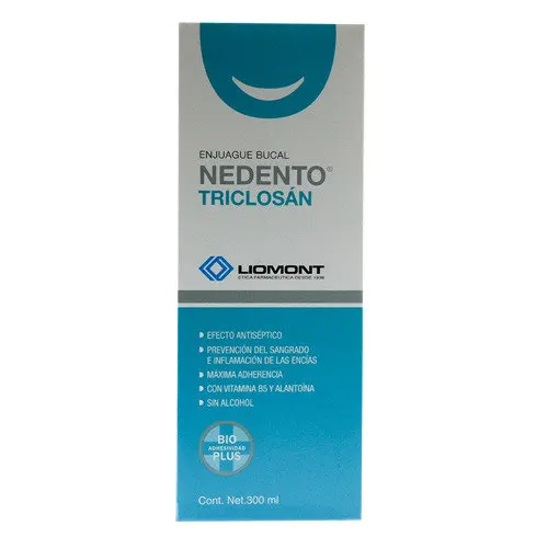 Nedento Triclosán Enjuague Bucal 300 Ml