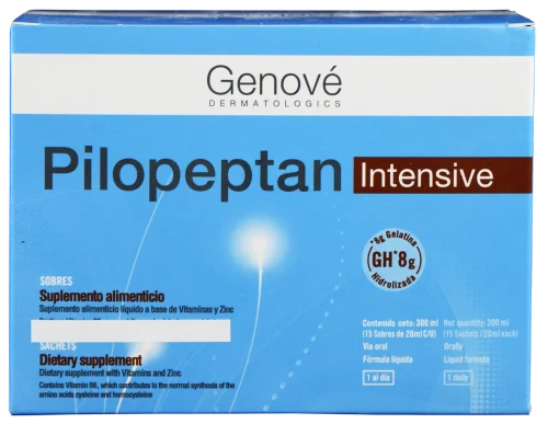 Comprar Genové Pilopeptan Intensive Suplemento Alimenticio Cabello Y Uñas 15 Sobres