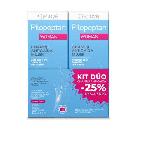Kit Dúo Pilopeptan Woman Champú Anticaída