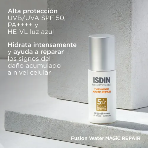 Isdin Fusion Water Magic Repair Fps50 Con 50 Ml