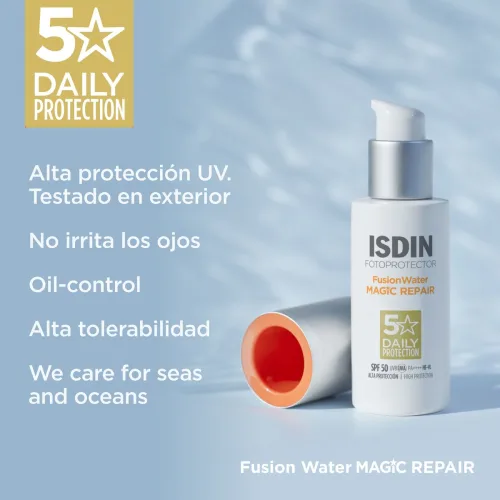 Isdin Fusion Water Magic Repair Fps50 Con 50 Ml