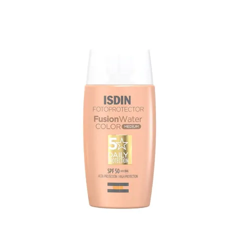 Isdin Fusion Water Color Fotoprotector Facial Fps50+ Tono Medium 50Ml