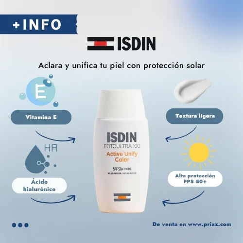 Isdin Fotoultra100 Active Unify Color Fps50+ Con 50 Ml
