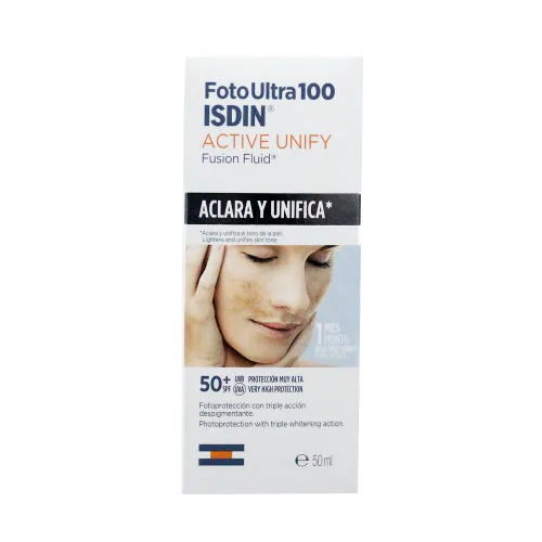 Comprar Isdin Fotoultra 100 Active Aclara Y Unifica Fps50+ 50Ml