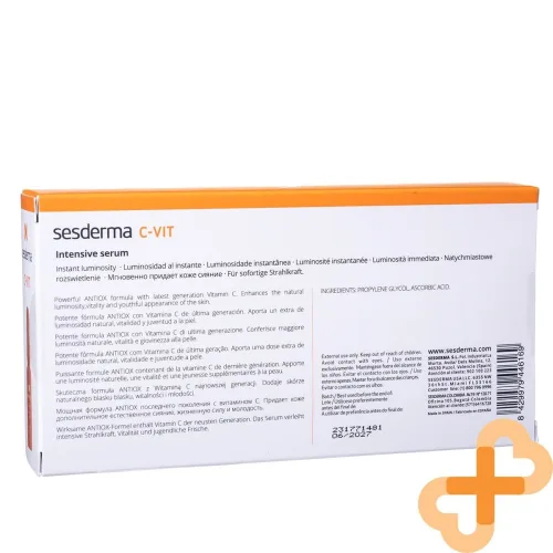 Comprar Sesderma C-Vit Intensive Vitamina C Con 10 Ampolletas De 1.5 Ml