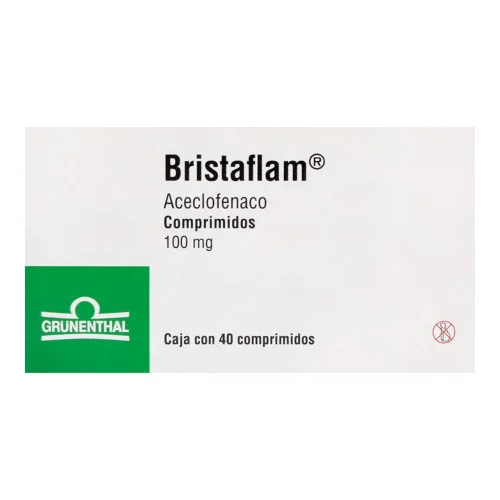 Comprar Bristaflam 100 Mg Con 40 Comprimidos