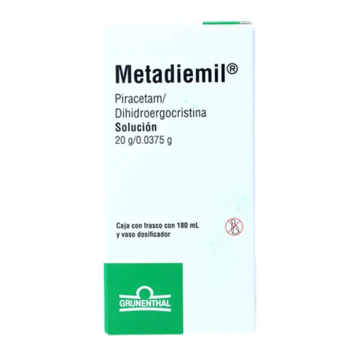 Metadiemil 20/0.0375 G Solución 180 Ml