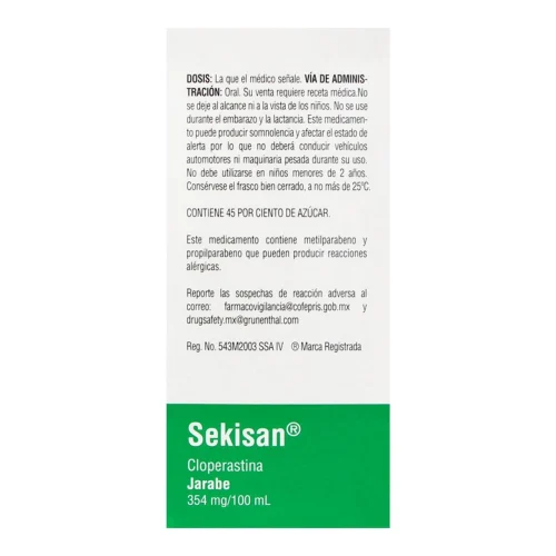 Comprar Sekisan 354 Mg Con 120 Ml De Suspensión