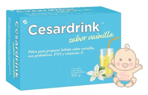 Comprar Cesardrink Probióticos Sabor Vainilla Con 20 Sobres De 5 G