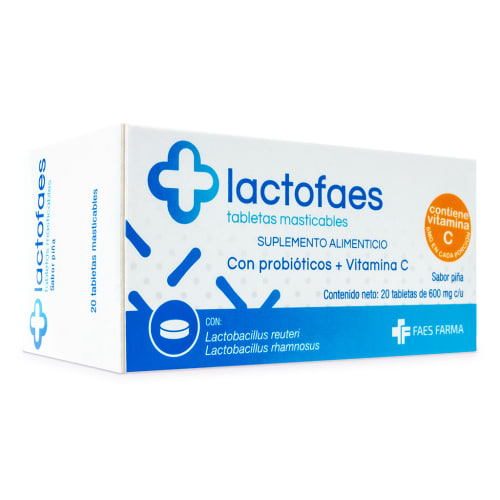 Comprar Lactofaes 20 Tabletas Masticables