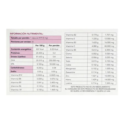 Comprar Plenafem Vitaminas Y Minerales Suplemento Alimenticio Con 30 Cápsulas