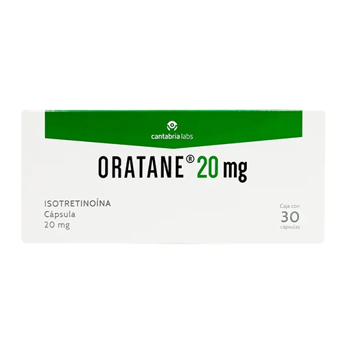 Oratane 20 Mg Con 30 Cápsulas
