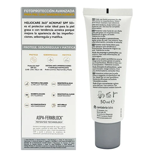 Heliocare 360 Acnimat Fps 50+ Con 50 Ml