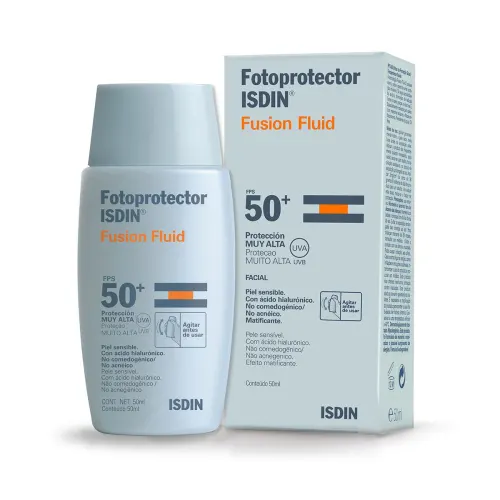 Isdin Fotoprotector Fusion Fluid Fps50+ Facial Para Piel Sensible 50 Ml