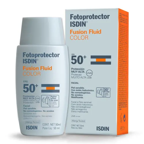 Isdin Fotoprotector Fusion Fluid Color Fps50+ Facial Piel Sensible 50 Ml
