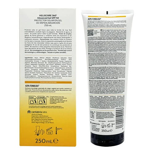 Heliocare 360 Advanced Gel Fps 50+ Con 250 Ml