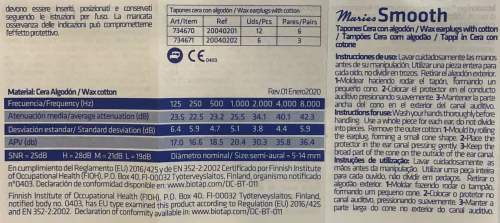 MARIES TAPONES CERA. 6 unidades