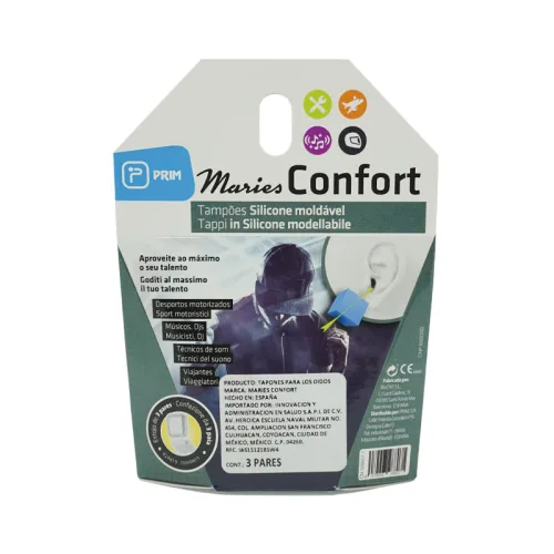 Comprar Maries Confort Tapones Silicona Moldeable 6 Unidades