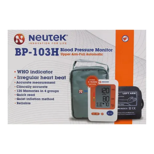 Baumanómetro digital Neutek BP-103H para brazo con 1 pieza