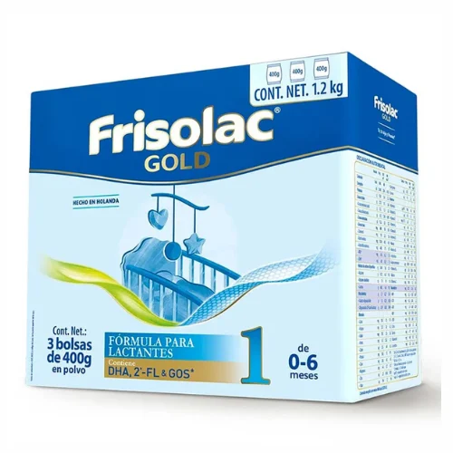 Frisolac Gold Etapa 1 – Fórmula En Polvo Con 3 Bolsas De 400 G