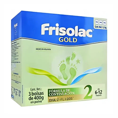 Frisolac Gold Etapa 2 – Fórmula En Polvo Con 3 Bolsas De 400 G
