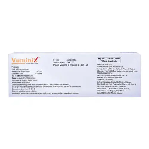 Vuminix 100 Mg Con 30 Tabletas